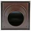 Renson 1006386 - rejilla campana extractora 4 trampillas 742 dia PVC ral 8019 ø100-130 | 2 piezas