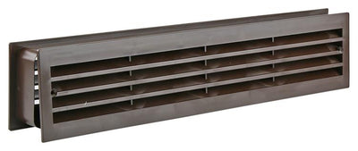 Renson 1006388 - griglia porta 761 pvc ral 8019 450x90mm | 2 pezzi