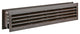 Renson 1006388 - rejilla puerta 761 pvc ral 8019 450x90mm | 2 piezas