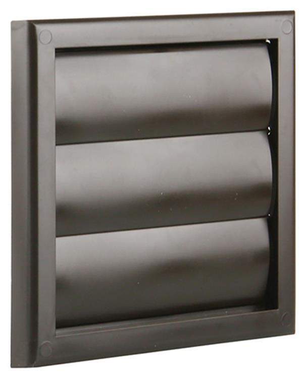 Renson 1006373 - Rejilla campana extractora de superficie 733 PVC RAL 8019 154x154mm | 2 piezas