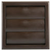 Renson 1006373 - Rejilla campana extractora de superficie 733 PVC RAL 8019 154x154mm | 2 piezas