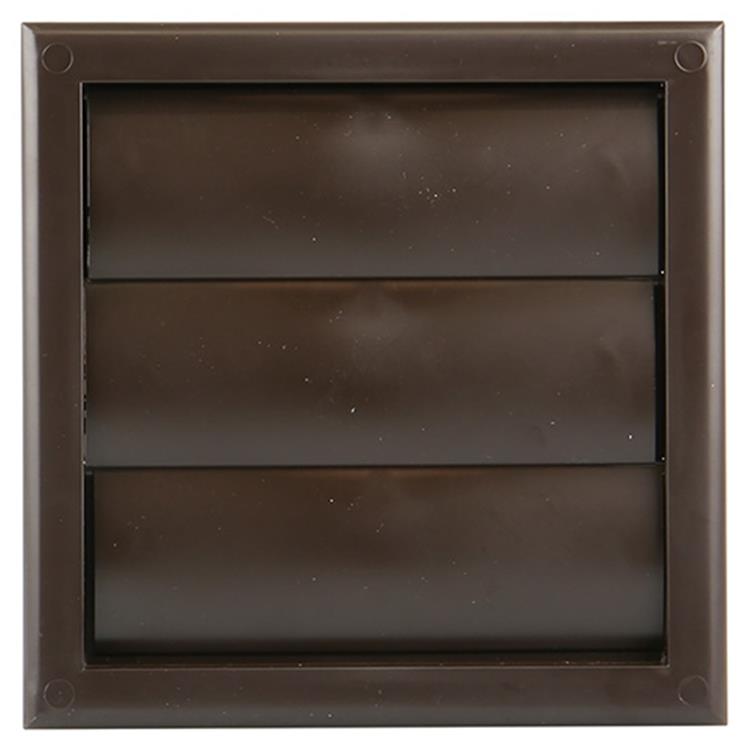 Renson 1006373 - Rejilla campana extractora de superficie 733 PVC RAL 8019 154x154mm | 2 piezas