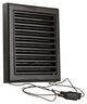 Renson 1006367 - superficie de rejilla ajustable. 732 pvcral 8019 154x154mm | 2 piezas