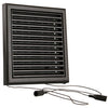 Renson 1006369 - superficie de rejilla ajustable. 732 pvcral 8019 187x187mm | 2 piezas