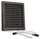 Renson 1006369 - superficie de rejilla ajustable. 732 pvcral 8019 187x187mm | 2 piezas