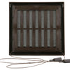 Renson 1006369 - superficie de rejilla ajustable. 732 pvcral 8019 187x187mm | 2 piezas