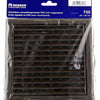 Renson 1006369 - superficie de rejilla ajustable. 732 pvcral 8019 187x187mm | 2 piezas