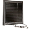 Renson 1006371 - superficie de rejilla ajustable. 732 pvcral 8019 250x250mm | 2 piezas
