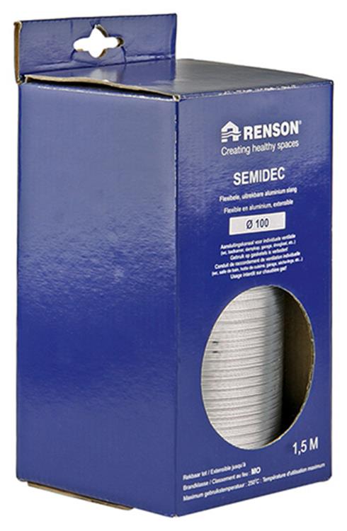 Renson 1006196 - flexible de aluminio dia 100 1500 mm | 2 piezas
