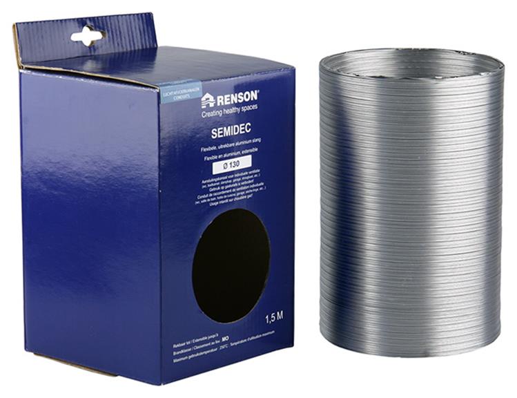 Renson 1006202 - flexible de aluminio dia 130 1500 mm | 2 piezas