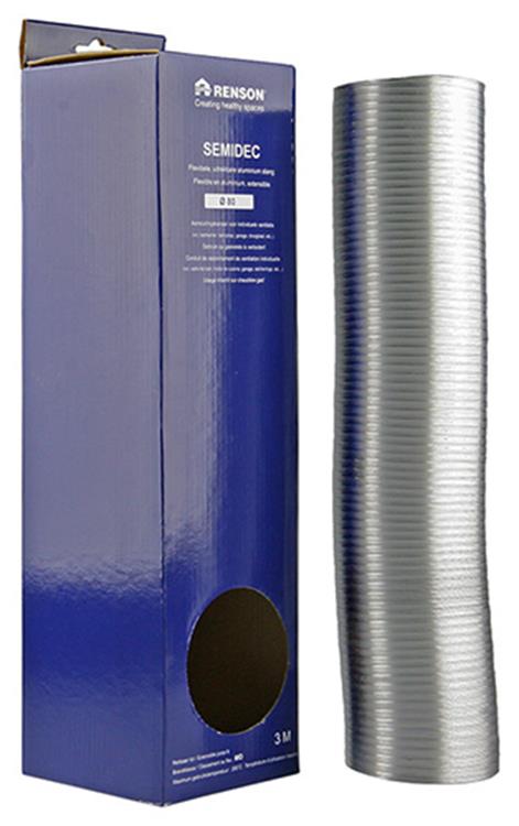 Renson 1006209 - flexible de aluminio dia 80 3000 mm | 2 piezas