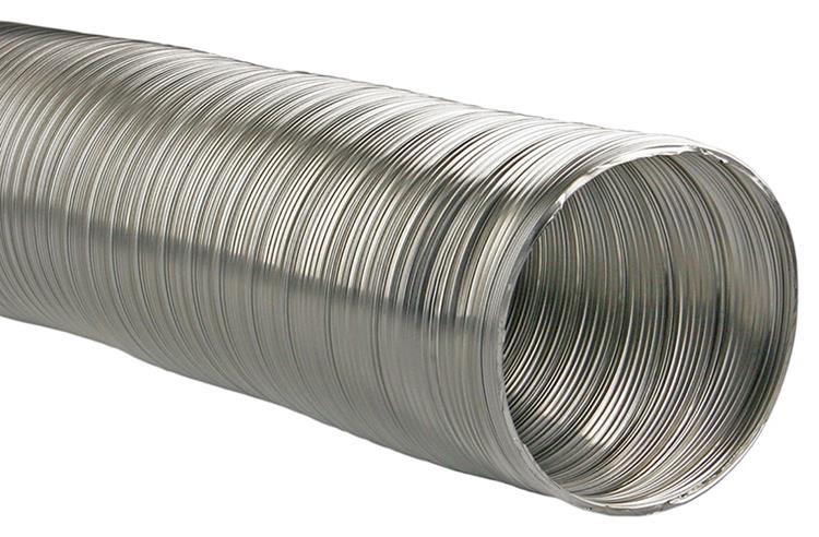 Renson 1006201 - flexible de aluminio dia 125 3000 mm | 2 piezas