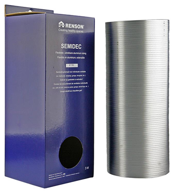 Renson 1006205 - flexible de aluminio dia 150 3000 mm | 2 piezas