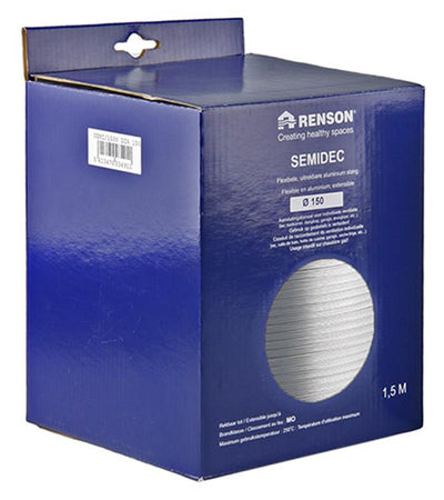 Renson 1006204 - alu flexibel dia 150 1500 mm | 2 stuks