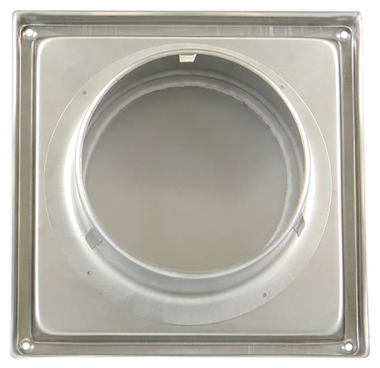 Renson 1006332 - rejilla campana extractora acero inoxidable 641 ø 100 | 2 piezas