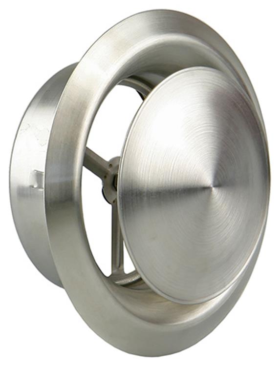 Renson 1006331 - válvula de extracción incorporada acero inoxidable 636 ø 150 | 2 piezas