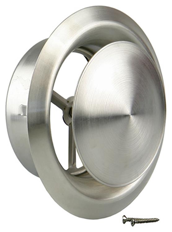 Renson 1006331 - válvula de extracción incorporada acero inoxidable 636 ø 150 | 2 piezas