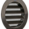 Renson 1006260 - rejilla redonda empotrada 434 r alural 8019 ø 100 | 10 piezas