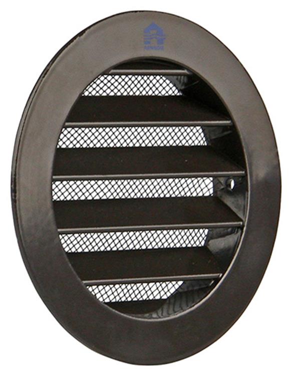 Renson 1006260 - rejilla redonda empotrada 434 r alural 8019 ø 100 | 10 piezas