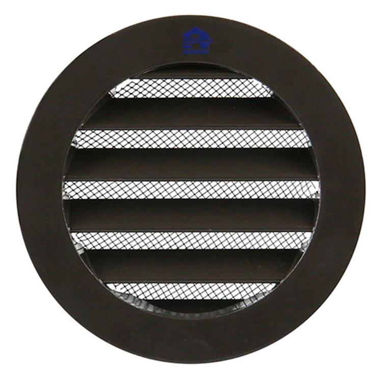 Renson 1006260 - rejilla redonda empotrada 434 r alural 8019 ø 100 | 10 piezas