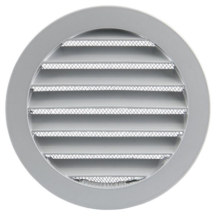Renson 1006261 - rejilla redonda empotrada 434 r alural 9006 ø 125 | 10 piezas