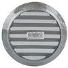 Renson 1006261 - rejilla redonda empotrada 434 r alural 9006 ø 125 | 10 piezas