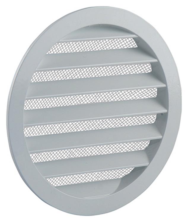 Renson 1006268 - rejilla redonda empotrada 434 r alural 9010 ø 160 | 10 piezas