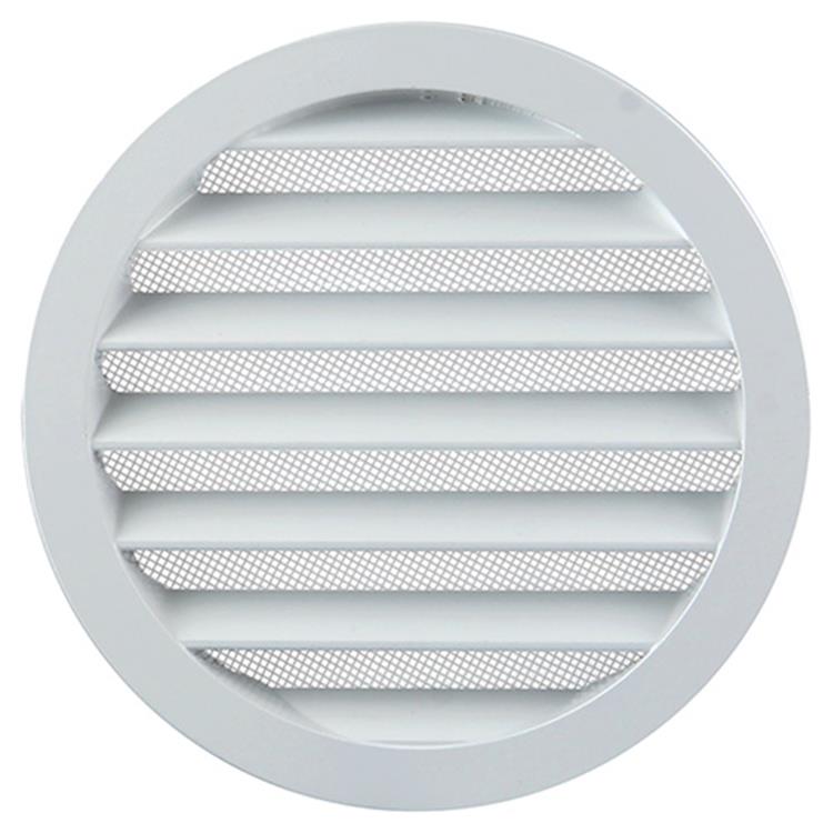 Renson 1006268 - rejilla redonda empotrada 434 r alural 9010 ø 160 | 10 piezas