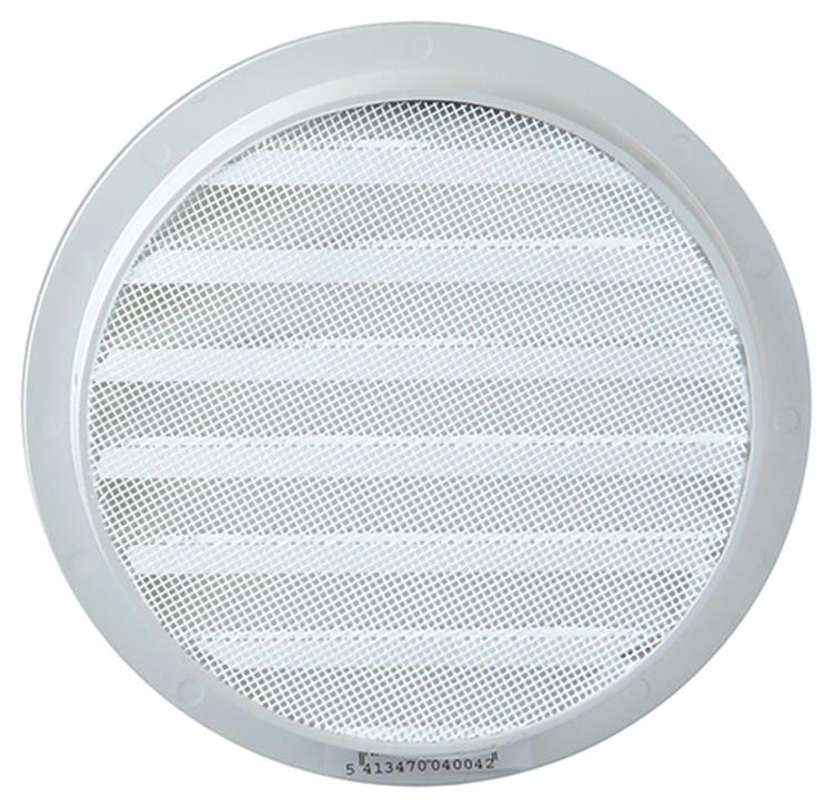 Renson 1006268 - rejilla redonda empotrada 434 r alural 9010 ø 160 | 10 piezas