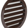 Renson 1006269 - rejilla redonda empotrada 434 r alural 8019 ø 160 | 10 piezas
