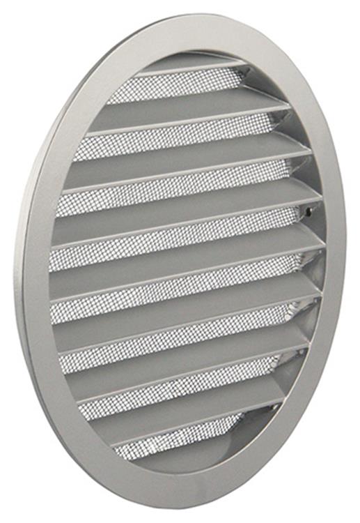 Renson 1006270 - rejilla redonda empotrada 434 r alural 9006 ø 200 | 5 piezas