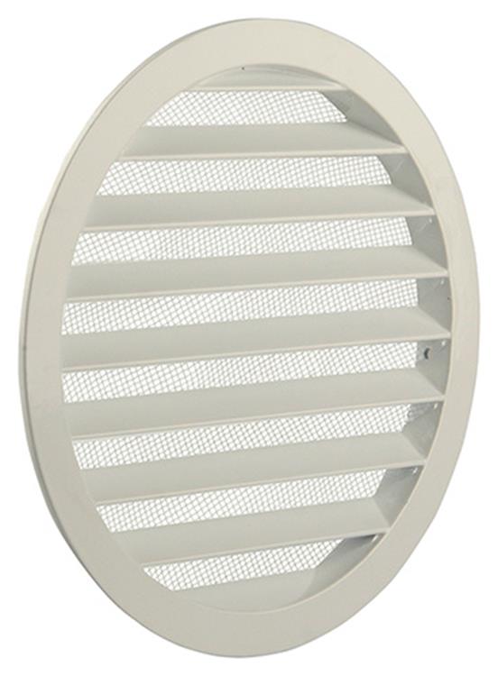 Renson 1006271 - rejilla redonda empotrada 434 r alural 9010 ø 200 | 5 piezas