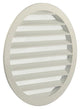 Renson 1006271 - rejilla redonda empotrada 434 r alural 9010 ø 200 | 5 piezas