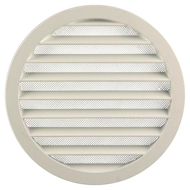 Renson 1006271 - rejilla redonda empotrada 434 r alural 9010 ø 200 | 5 piezas