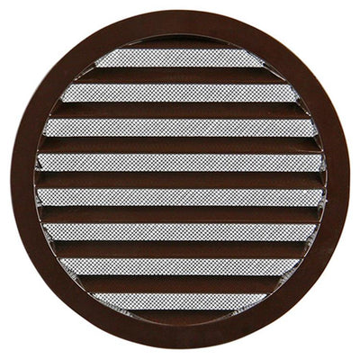 Renson 1006272 - ronde rooster inbouw 434 r alural 8019 ø 200 | 5 stuks
