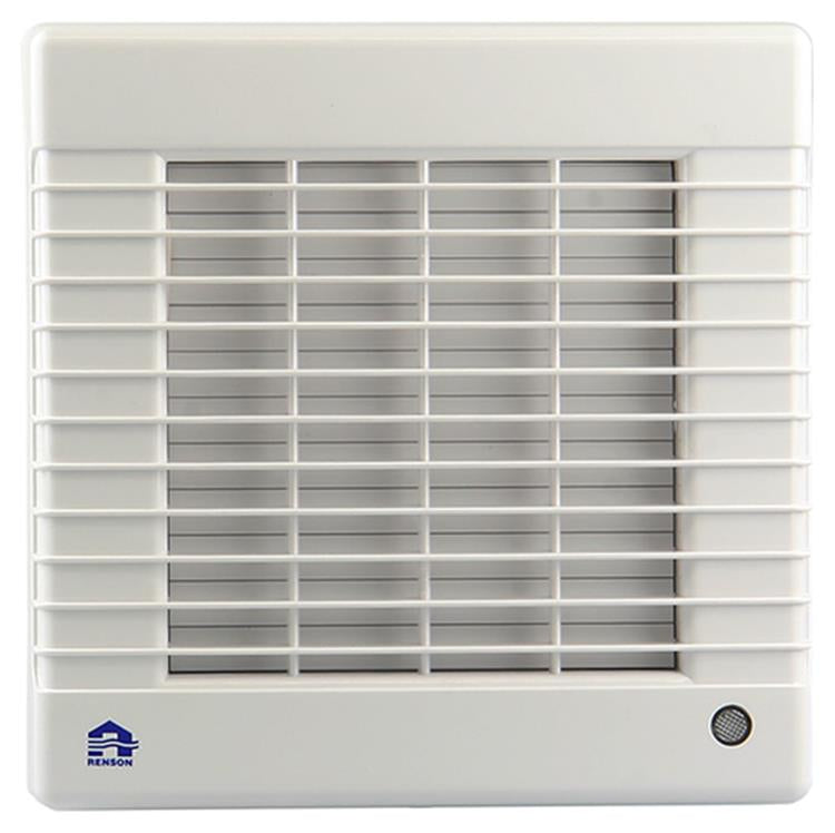 Renson 1006451 - ventilador bloqueable con temporizador 7221t blanco ø 100 | 2 piezas
