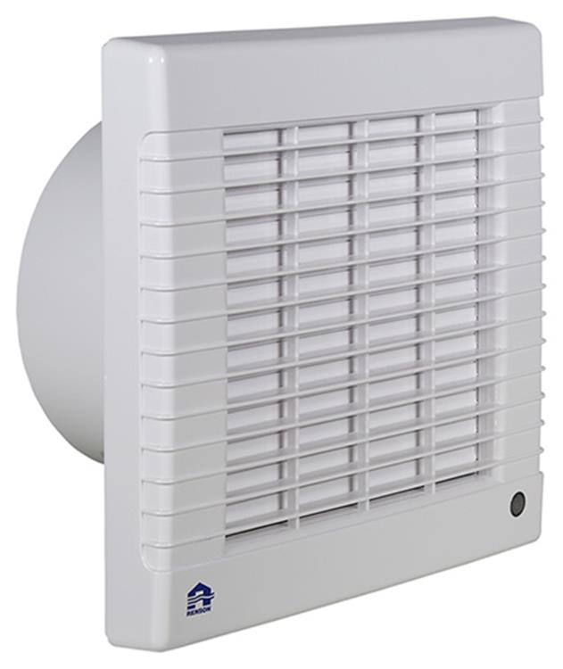 Renson 1006453 - ventilador con llave y temporizador 7223t blanco ø 150 | 2 piezas
