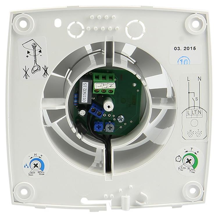 Renson 1006478 - chico de onda verde. sensor de humedad 9402h ø 125 blanco | 1 pieza