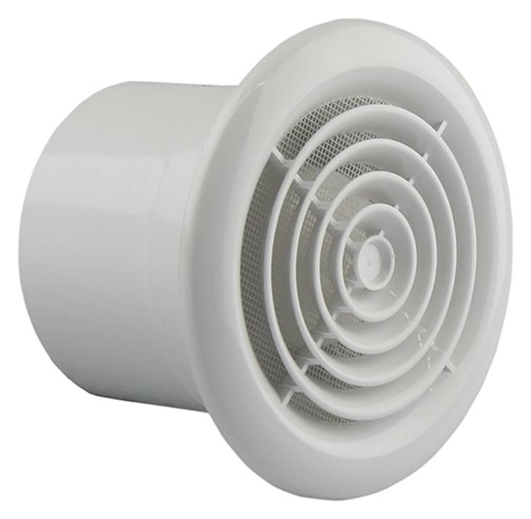 Renson 1006439 - ventilador mecanico redondo ud. 7131 r blanco ø 100 | 2 piezas