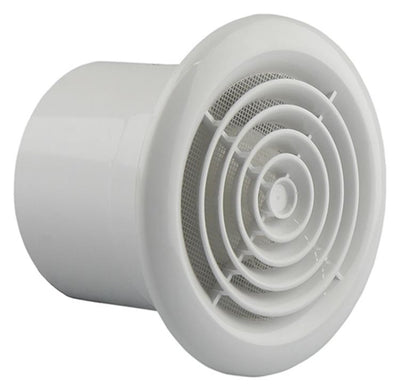 Renson 1006439 - mechanische ventilator rond st. 7131 r wit ø 100 | 2 stuks