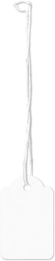 Kangaro draadetiketten - 22x35mm - wit - doos a 250 stuks - prijskaartjes met koord