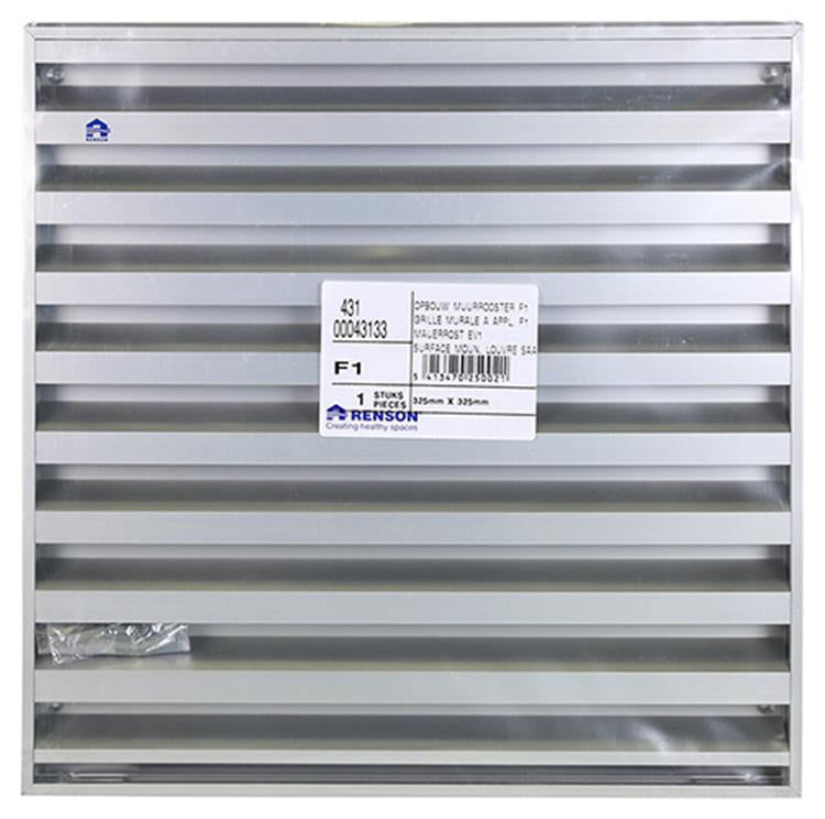 Renson 1006615 - pared de superficie ro 431 f1 325x325mm | 1 pieza