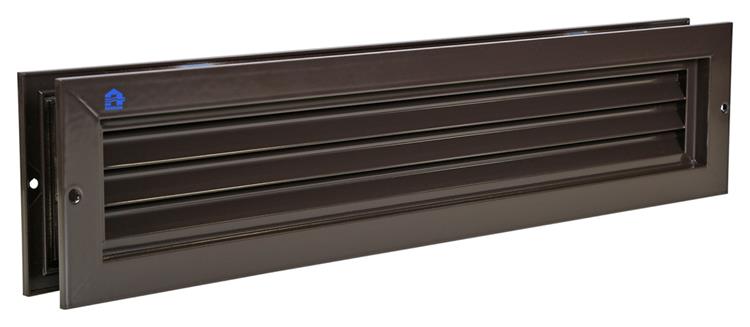 Renson 1006608 - rejilla de puerta. 461 ral 8019 425x76mm | 2 piezas