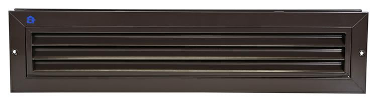 Renson 1006608 - rejilla de puerta. 461 ral 8019 425x76mm | 2 piezas