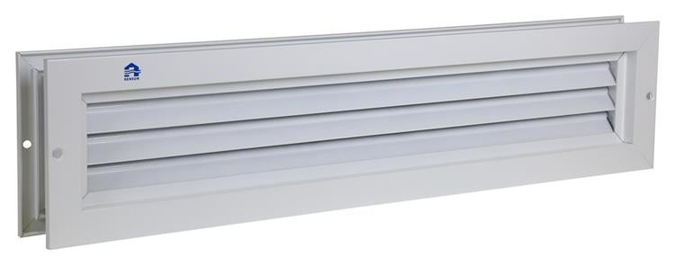 Renson 1006753 - rejilla de puerta 461 ral9010 425x76mm | 2 piezas