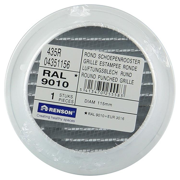 Renson 1006619 - r. escolar 435r ral 9010 ø 115 | 5 piezas