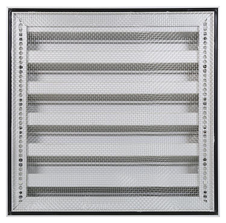 Renson 1013929 - rejilla de pared de superficie aluminio natural 431 225x225mm | 2 piezas