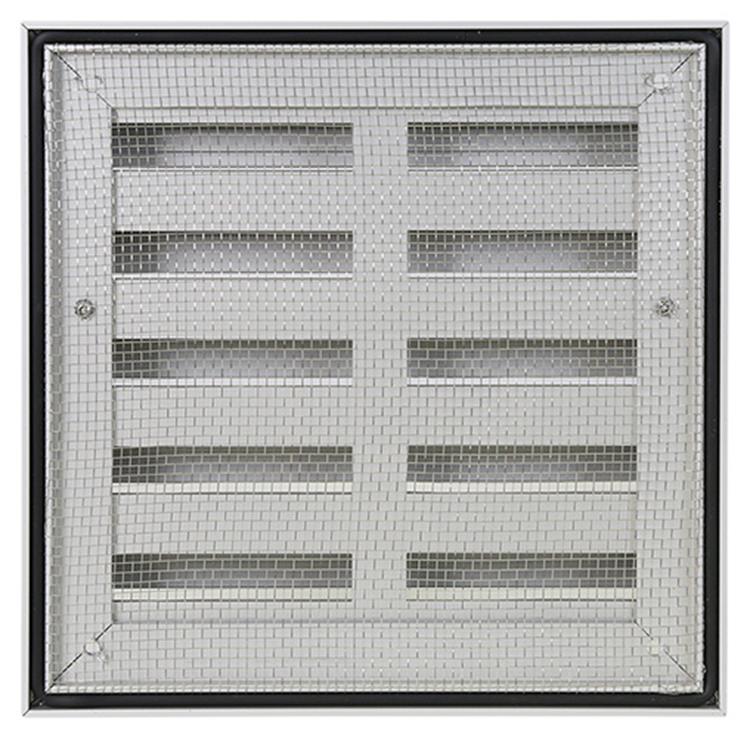 Renson 1013925 - rejilla de pared de superficie aluminio natural 431 165x165mm | 2 piezas