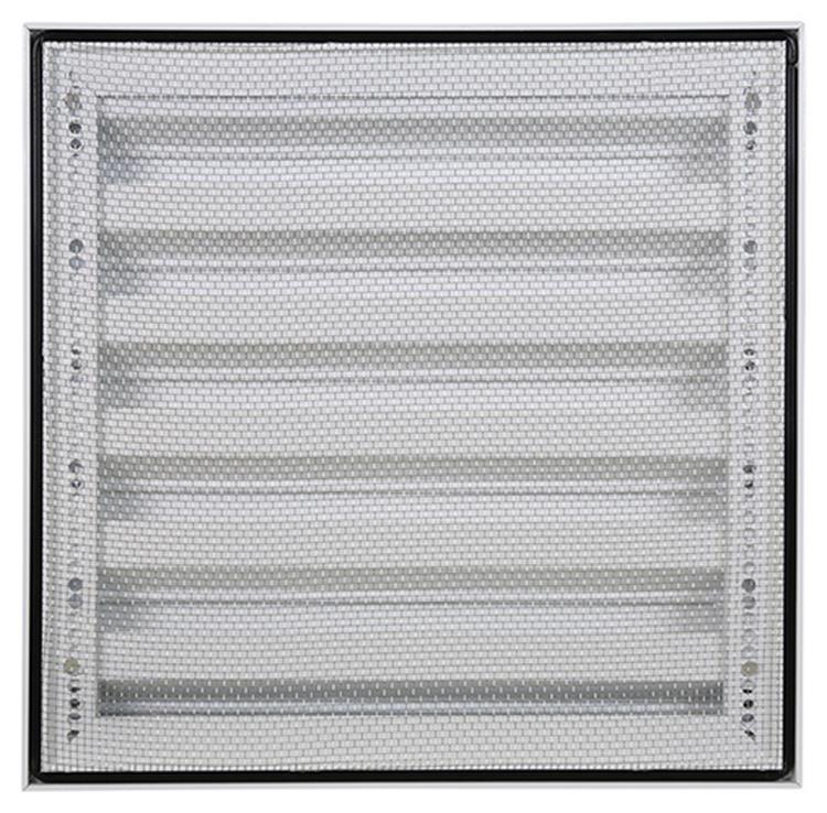 Renson 1014554 - rejilla de pared de superficie aluminio blanco 431 225x225mm | 2 piezas