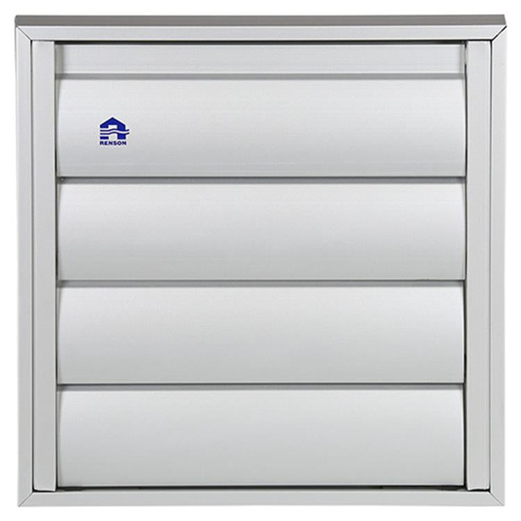 Renson 1013526 - rejilla de lamas aluminio natural 433 173x173mm | 2 piezas